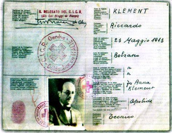 Adolf Eichmann Passport