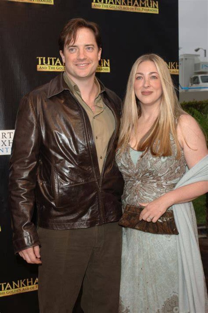 Afton and Brendan Fraser