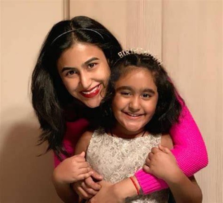 Alekhya Reddy with her daughter