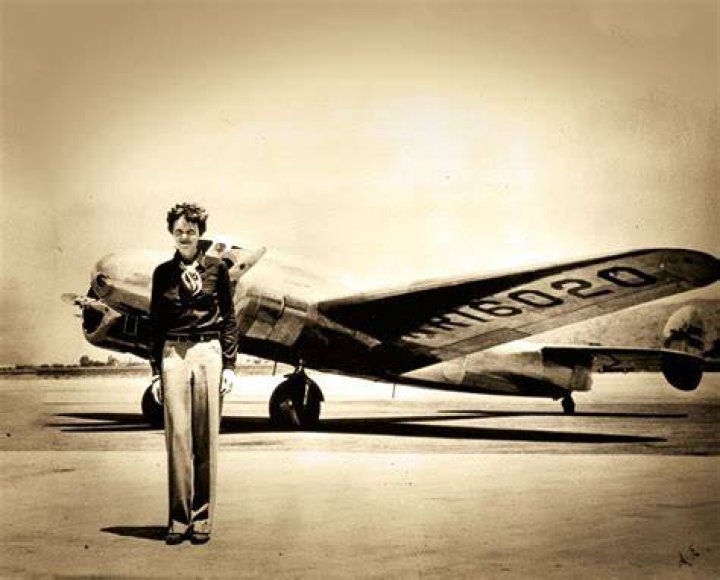 Amelia Earhart Before Her Flight