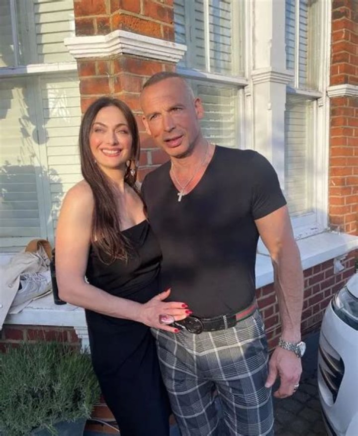 Antigoni Buxton with her father durign her childhood