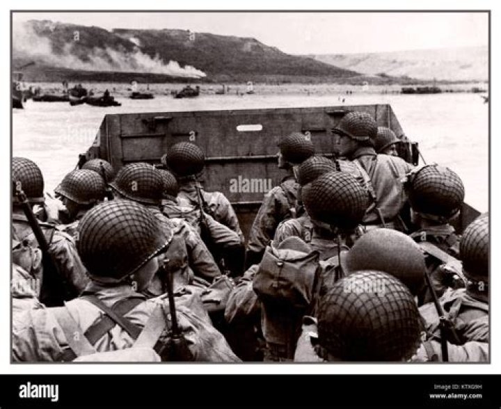 Approaching Omaha Beach On D-Day