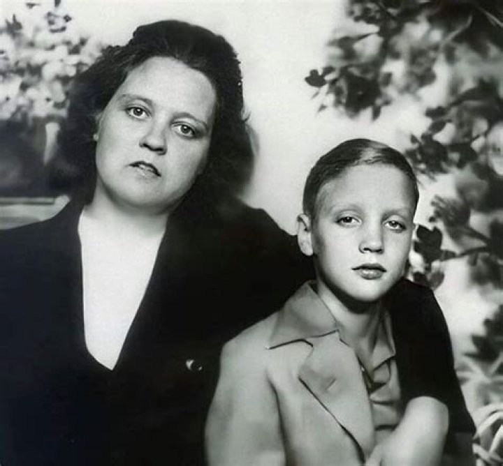 Ben Presley with his mother