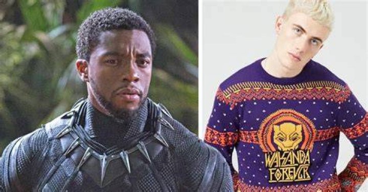 Black Panther Sweater, White Model 