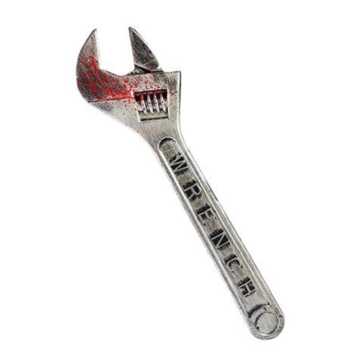 Bloody Wrench On Carpet