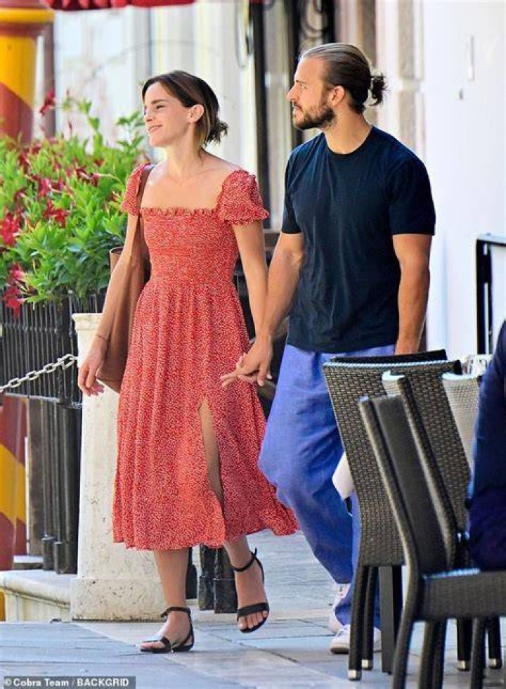 Brandon spotted with actress Emma Watson
