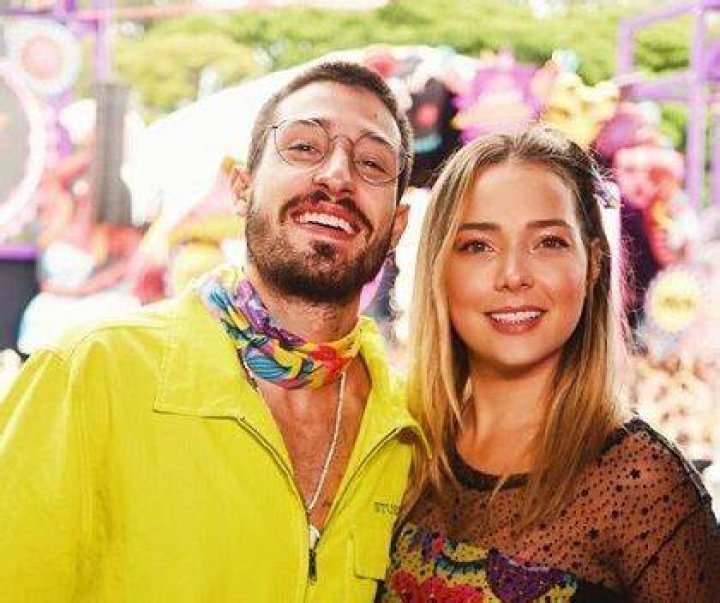 Carolina with her husband Vinicius Martinez