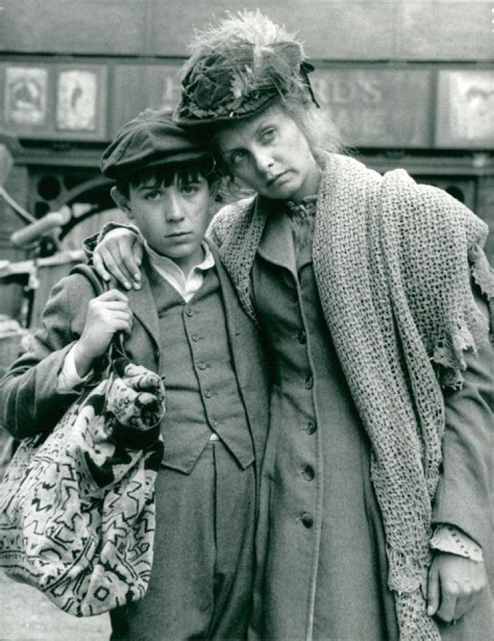 Charlie with his mother