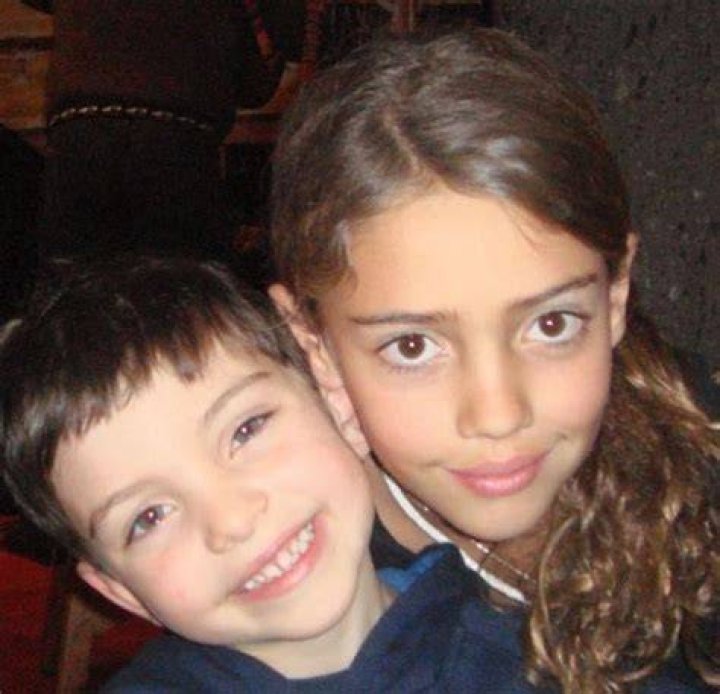 Clara Wilsey childhood picture with her brother Carlo Wilsey