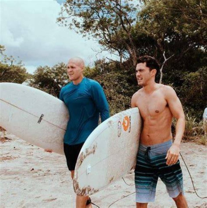 Darren Barnet likes surfing