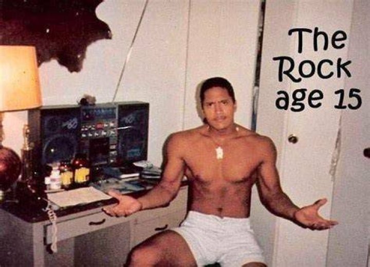 Dwayne Johnson Yearbook Photo