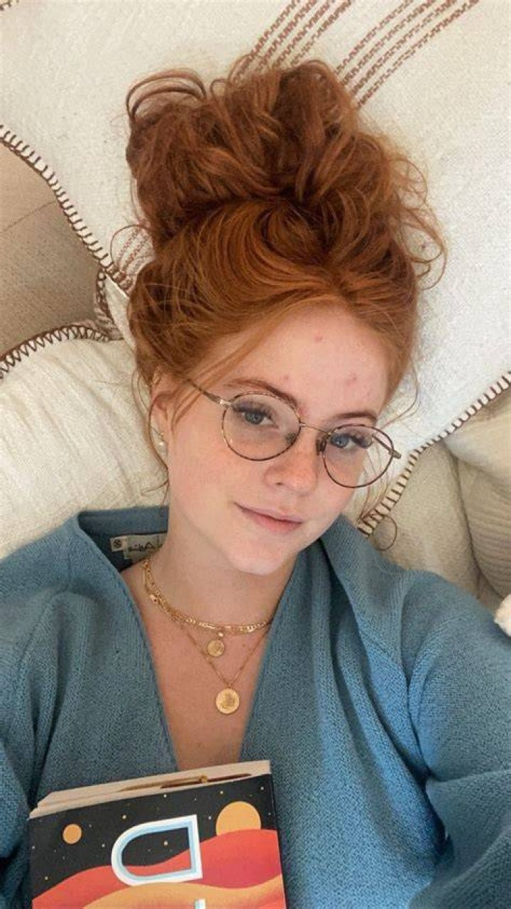 Faith Collins attractively reading