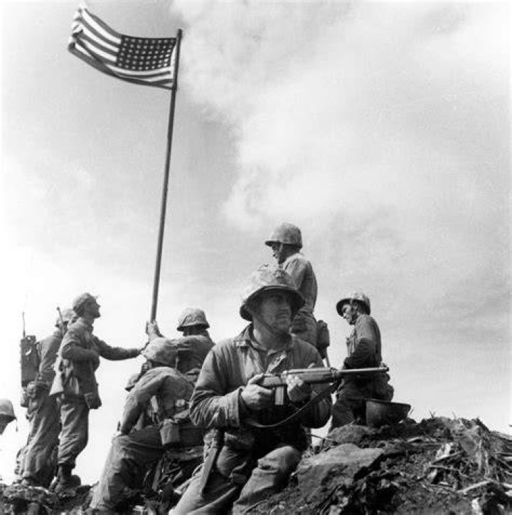 First Flag On Iwo Jima