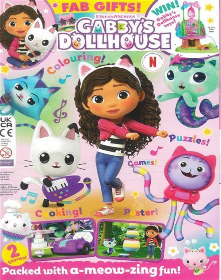 Gabby featured on various magazine cover pages