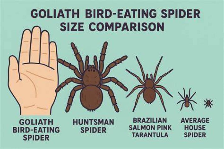 Goliath Birdeater Size