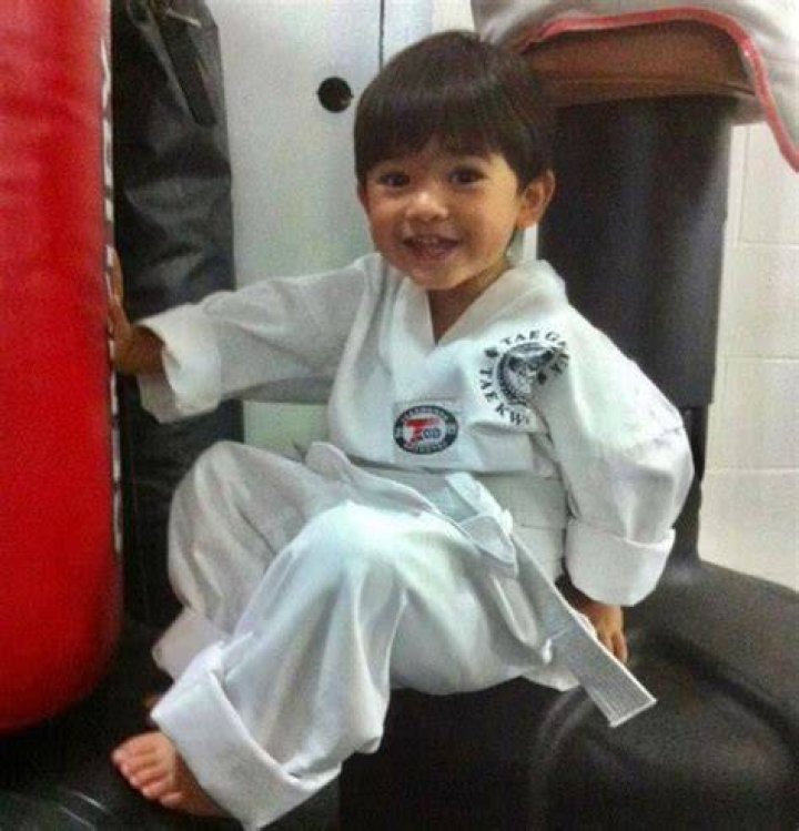 Gordon Cormier practicing Taekwondo