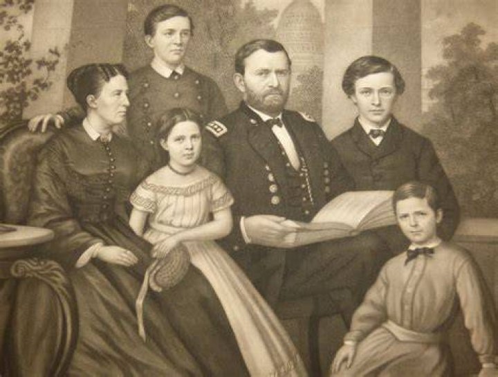Grant with his family