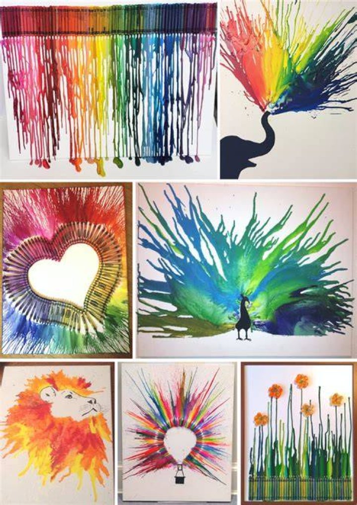 How to do melted crayon art