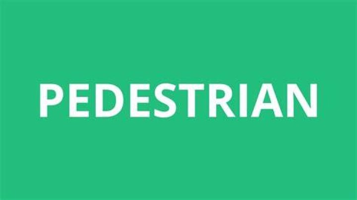 How to pronounce pedestrian