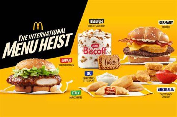 International McDonalds Menus Brazil
