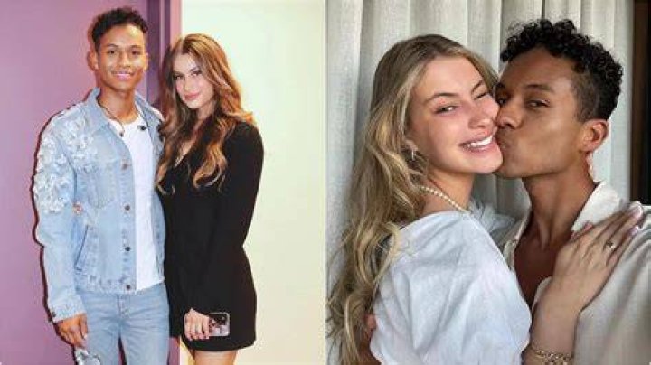 Jackson with his girlfriend Maddie Simpson