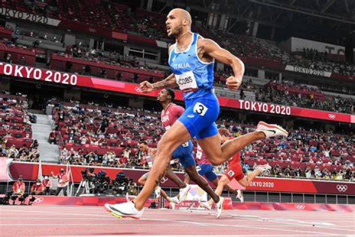 Lamont Marcell Jacobs won 100 meter race in Tokyo Olympics