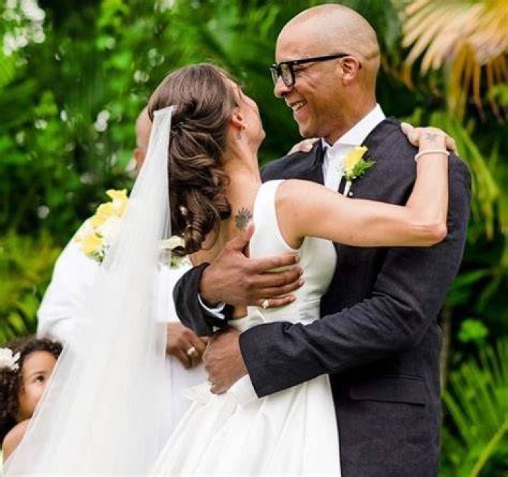 Lisa with her husband Jay Blades