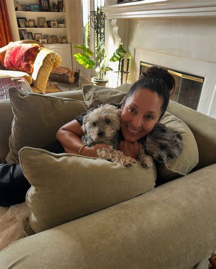 Lynette Romero with her pet