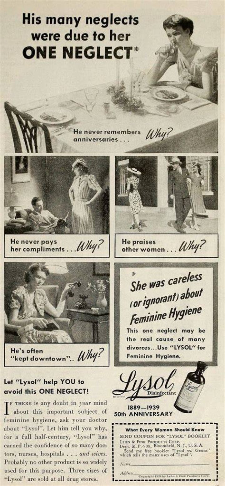 Lysol Douche Ad