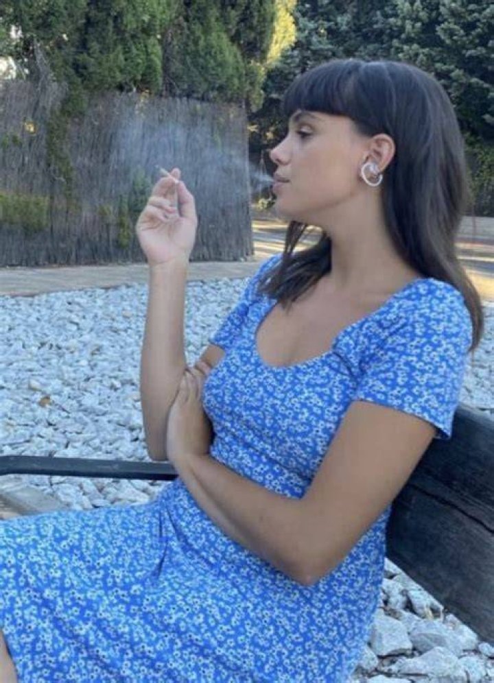 Martina Cariddi occasionally does smoking and drinking