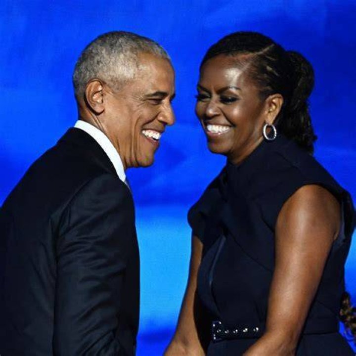 Navid Sole with Michelle Obama