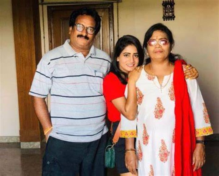 Nayani Pavani with her family