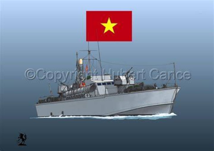 North Vietnamese Boats In The Gulf Of Tonkin