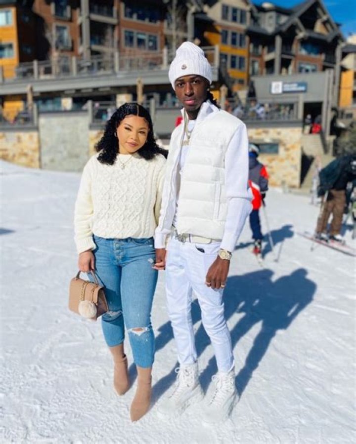 Nyyear Price wth his girlfriend