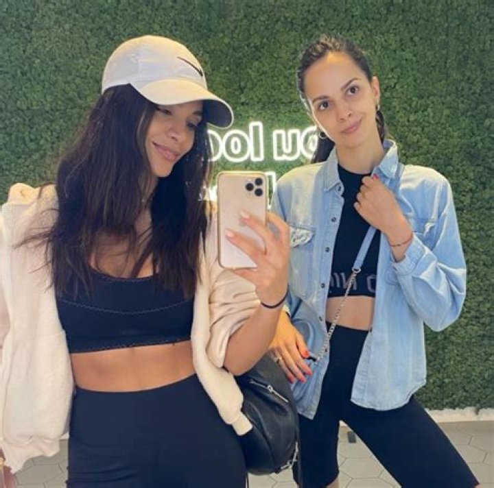 Odelya with her bestie