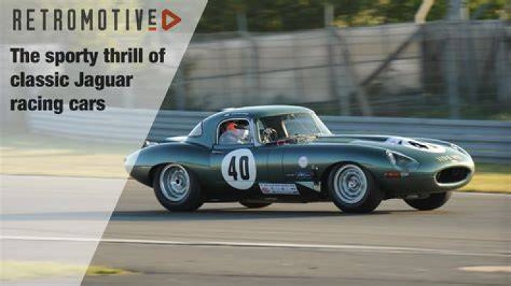 Old Jaguar Race Car