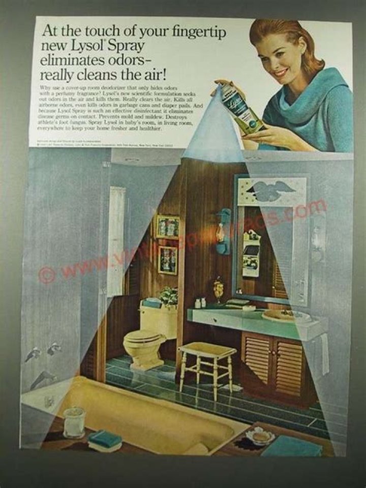 Old Lysol Ad