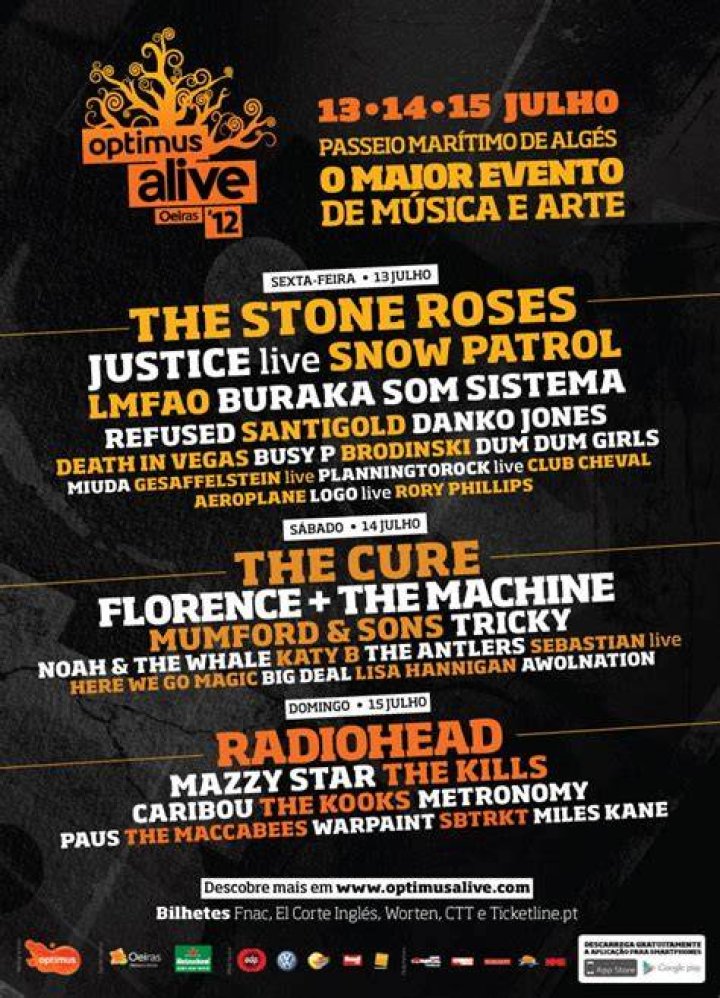 Optimus Alive 2012 Music Festival - Day 3