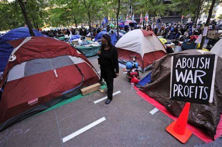 OWS Protestors in Zuccotti Park