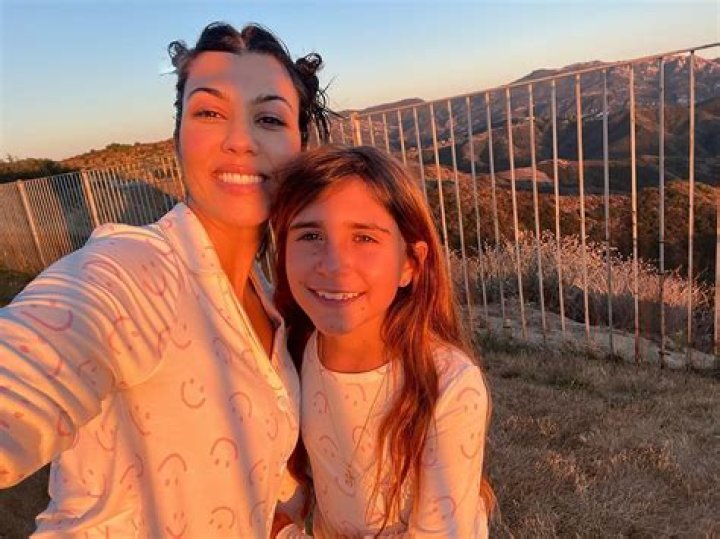 Penelope on Kourtney Kardashian's instagram story