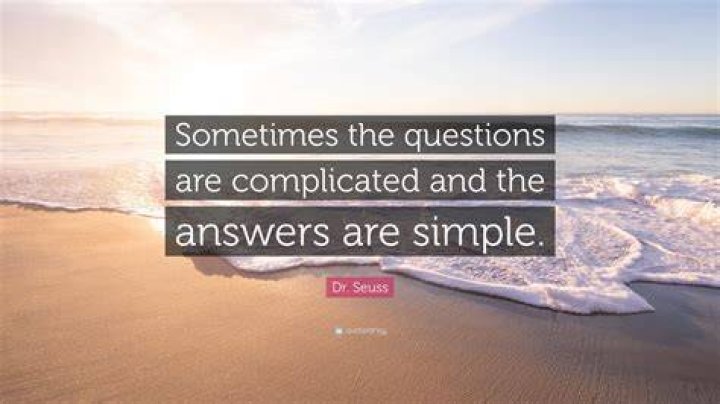Questions Are Complicated