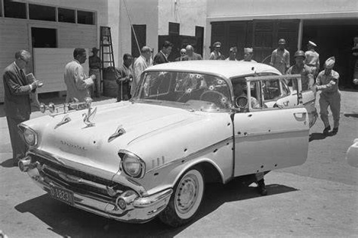 Rafael Trujillo In A Car