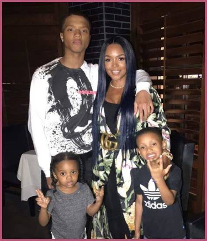 Rasheeda with her kids