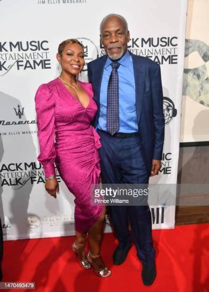Regina Murray with Danny Glover