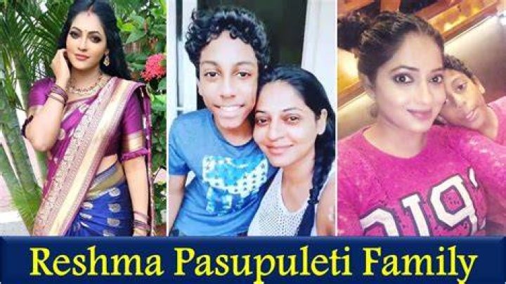 Reshma Pasupuleti with her family members