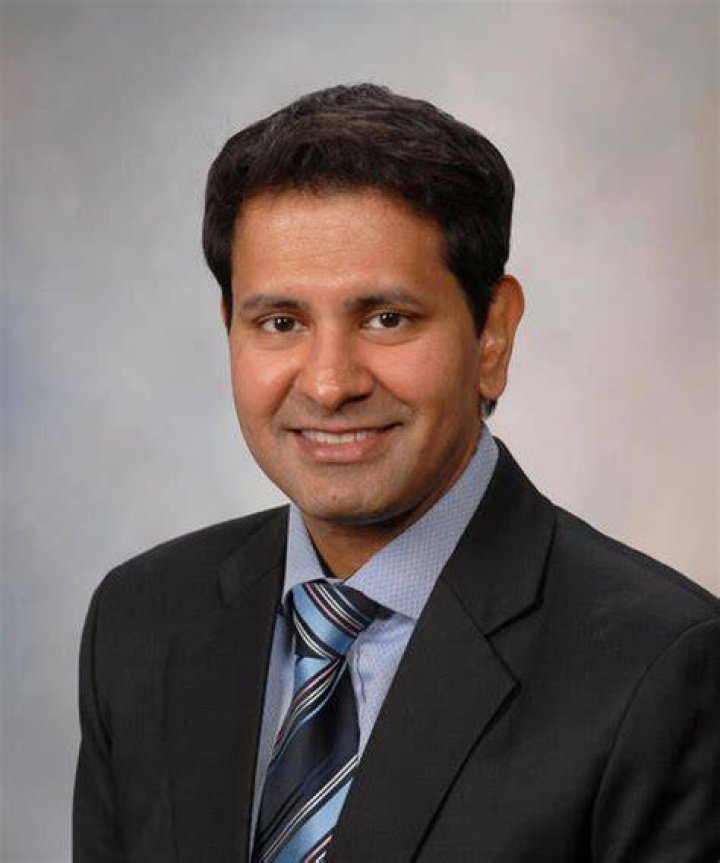 Reza with fellow doctors