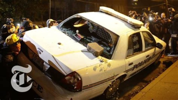 Riots And Ferguson Police Car