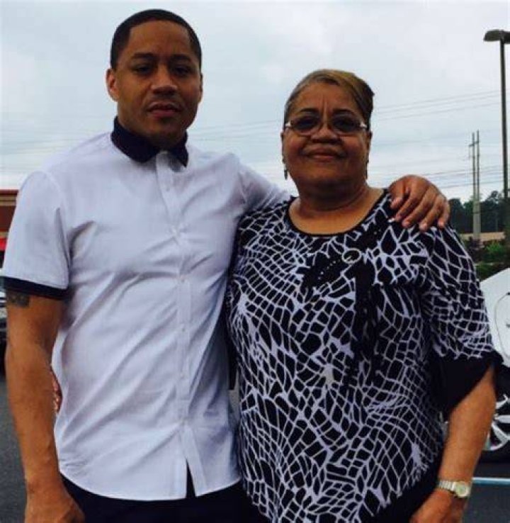 Rushing and his mother