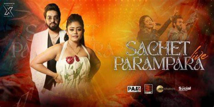Sachet and Parampara during live show