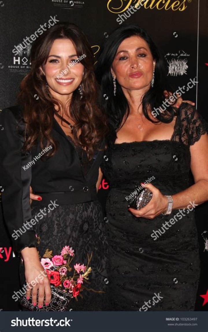 Sarah Shahi with her sister Samantha Shahi